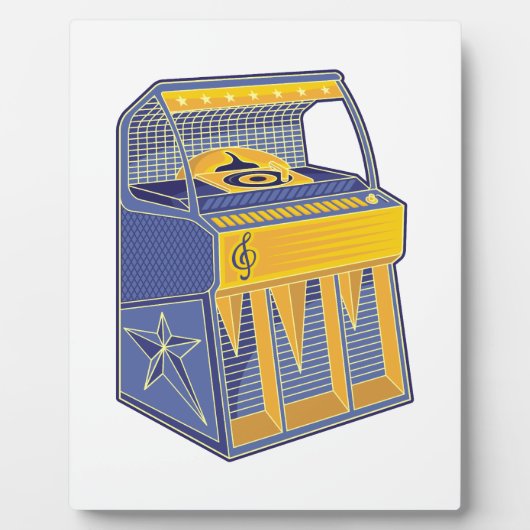 Retro Jukebox Fotoplatte (Vorderseite)