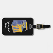 Retro Jukebox Gepäckanhänger (Vorderseite horizontal)