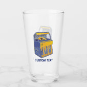 Retro Jukebox Glas (Vorderseite)