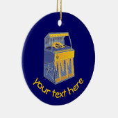 Retro Jukebox Keramikornament (Rechts)