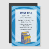 Retro Jukebox Magnetkarte (Vorne/Hinten)