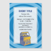 Retro Jukebox Magnetkarte (Vorderseite)