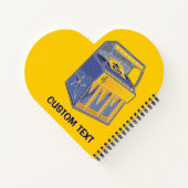 Retro Jukebox Notizblock (Rückseite)