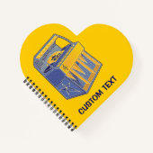 Retro Jukebox Notizblock (Vorderseite)