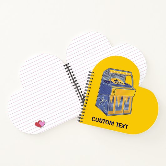 Retro Jukebox Notizblock (Innenseite)