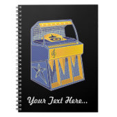 Retro Jukebox Notizblock (Vorderseite)