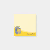 Retro Jukebox Post-it Klebezettel (Vorderseite)
