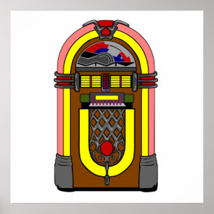 Retro Jukebox Poster