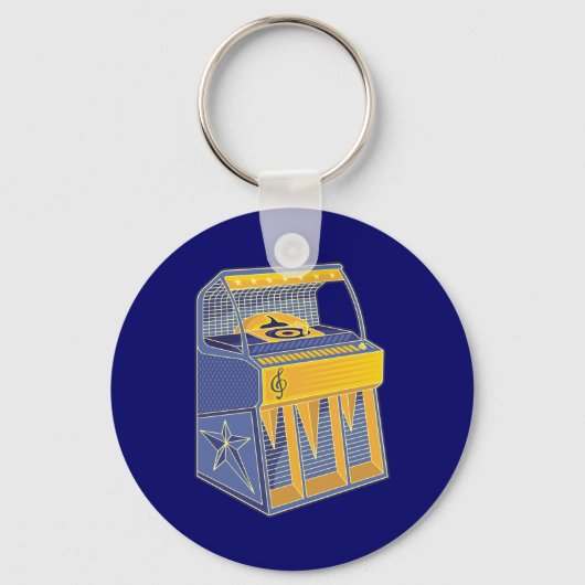 Retro Jukebox Schlüsselanhänger (Vorderseite)
