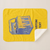 Retro Jukebox Sherpadecke (Vorderseite (Horizontal))