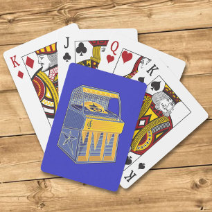 Retro Jukebox Spielkarten