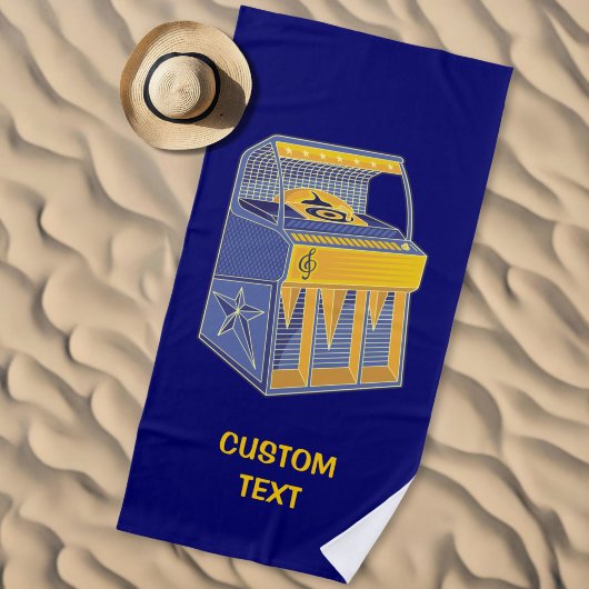 Retro Jukebox Strandtuch