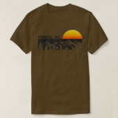 Retro Juneau Alaska Mountain Sunset TShirt (Design vorne)