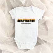 Retro Juneteste frei-Ish seit 1865 Baby Strampler