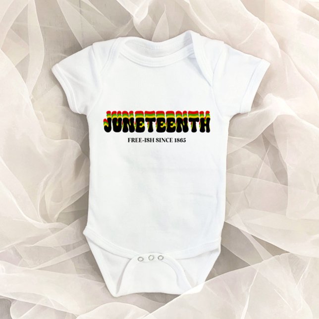 Retro Juneteste frei-Ish seit 1865 Baby Strampler (Von Creator hochgeladen)