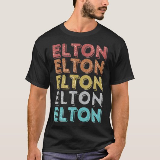 Retro-Junge Junge T-Shirt (Vorderseite)