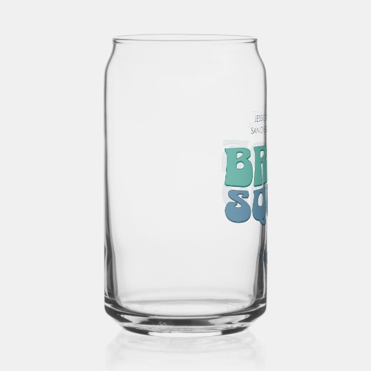 Retro Junggeselinnen-Abschied Bride Squad Bridesma Dosenglas (Rechts)