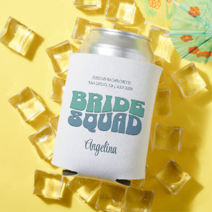 Retro Junggeselinnen-Abschied Bride Squad Bridesma Dosenkühler