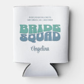 Retro Junggeselinnen-Abschied Bride Squad Bridesma Dosenkühler (Vorderseite)