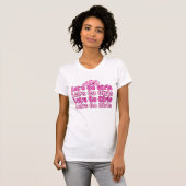 Retro Junggeselinnen-Abschied Bride T - Shirt (Vorne ganz)