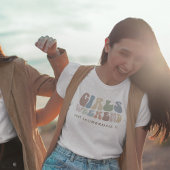 Retro Junggeselinnen-Abschied Girls Weekend Brie T-Shirt