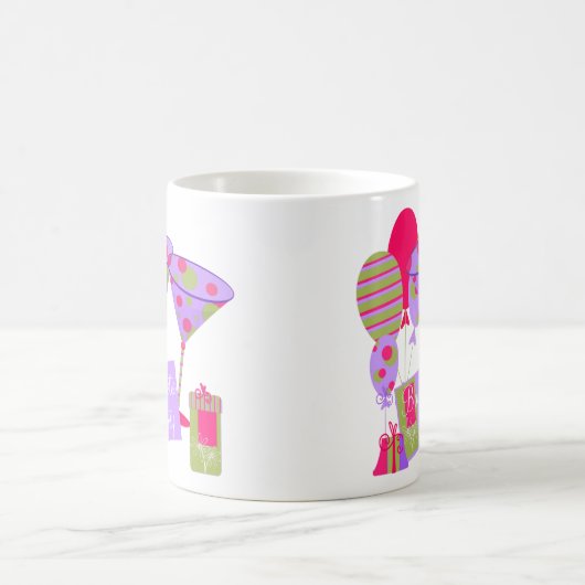 Retro Junggeselinnen-Abschied Kaffeetasse (Mittel)