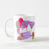 Retro Junggeselinnen-Abschied Kaffeetasse (Links)