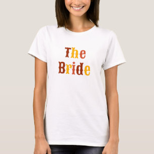 Retro Junggesellinnenabschied der Braut T-Shirt