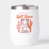 Retro-Junggesellinnenabschied letzte Disco Rosa Co (Vorderseite)