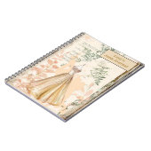 Retro Junk Journal Romantik Dress Notizblock (Linke Seite)