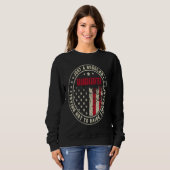 Retro Just A Regular Granddaughter Raise Liberals Sweatshirt (Vorne ganz)