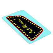 Retro Just Married Magnet (Rechte Seite)