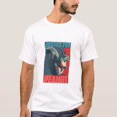 Retro Justice für Erdnuss Eichhörnchen T-Shirt (Vorderseite)