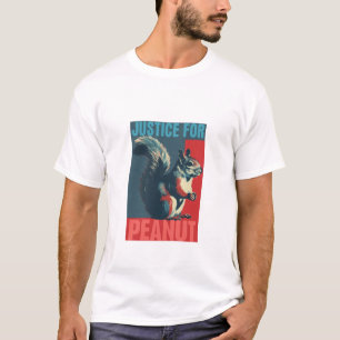 Retro Justice für Erdnuss Eichhörnchen T-Shirt