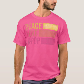 Retro-K-Pop für junge Mädchen - Frauen und Frieden T-Shirt