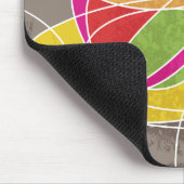 Retro KAFFEE-Formen Mousepad (Ecke)