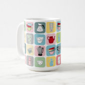 Retro-Kaffee Kaffeetasse (Vorderseite Links)