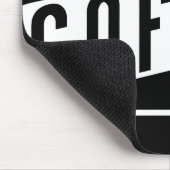 Retro-Kaffee Mousepad (Ecke)