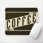 Retro-Kaffee Mousepad (Mit Mouse)