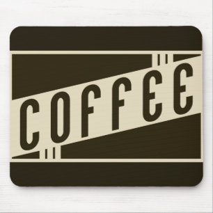 Retro-Kaffee Mousepad