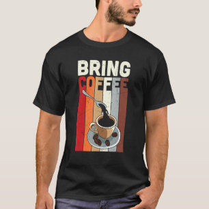 Retro Kaffee Pumpkin Gewürz Kaffee Fall Aut T-Shirt