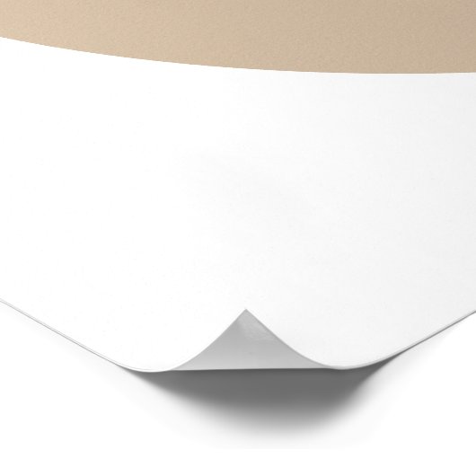 Retro-Kaffee (Stil 2) Poster (Ecke)