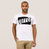 Retro Kaffee T-Shirt (Vorne ganz)