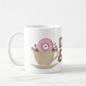 Retro Kaffee u. Schaumgummiringe Kaffeetasse (Links)
