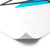 Retro-Kaffee und Donut Poster (Ecke)