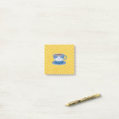 Retro-Kaffeedesign Post-it Klebezettel (Auf Schreibtisch)