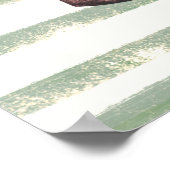 Retro-Kaffeekanne Poster (Ecke)