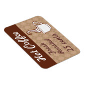 Retro-Kaffeemagnet Magnet (Rechte Seite)