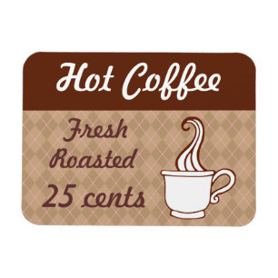 Retro-Kaffeemagnet Magnet