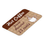 Retro-Kaffeemagnet Magnet (Linke Seite)